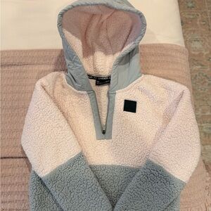 Under Armour Pink and Gray Kids Jacket